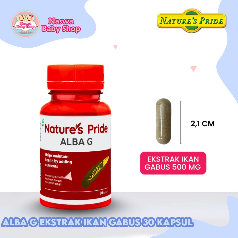 Nature`s Pride Alba G Ekstrak Ikan Gabus 30 Kapsul
