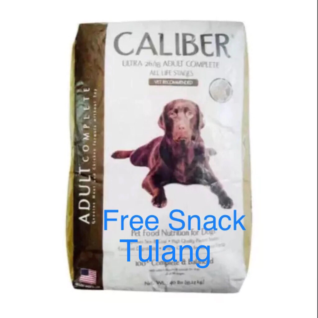 Caliber ultra 18kg / Caliber Ultra 26/18 dog food caliber ultra 18,14kg (Ekspedisi)