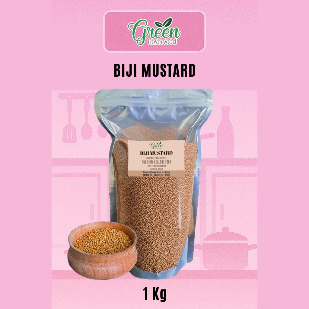 YELLOW MUSTARD SEED / BIJI SAWI KUNING / BIJI SAWI / BUBUK MUSTARD