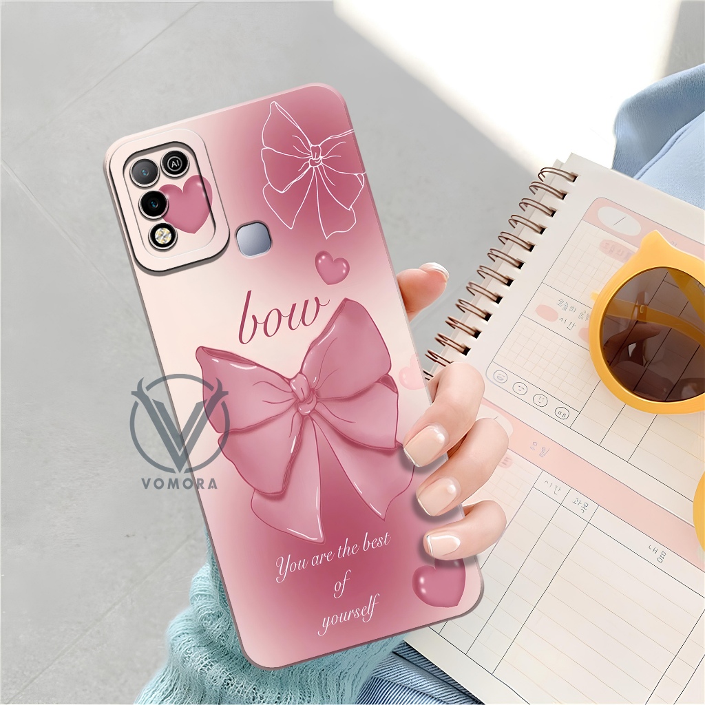 VOMORA Case INFINIX HOT 10 PLAY / 11 PLAY Terbaru - Case Pita - Softcase INFINIX HOT 10 PLAY / 11 PL