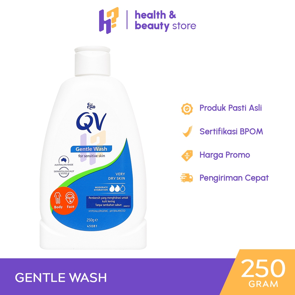 QV GENTLE WASH 250ML BPOM