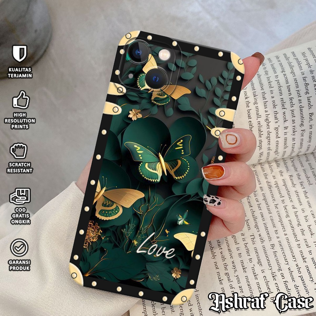 Case For Iphone 13  - Softcase Hp Iphone 13 [ AM04 ] - Silicon Cassing Hp Wanita / Pria - Kesing Hp 