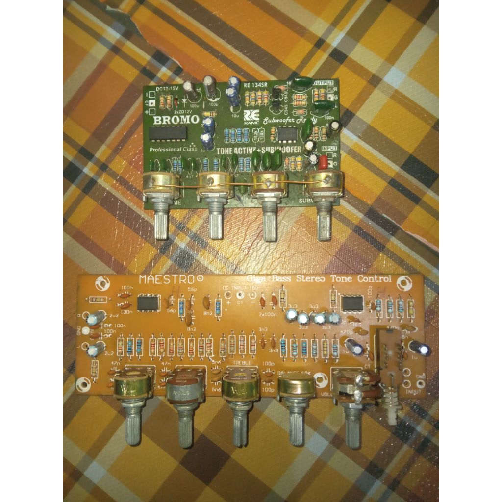 kit giga bass stereo tune control