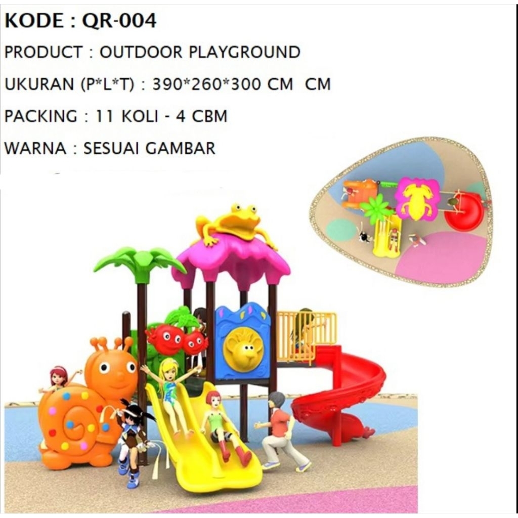 OUTDOOR PLAYGROUND SET JM10036