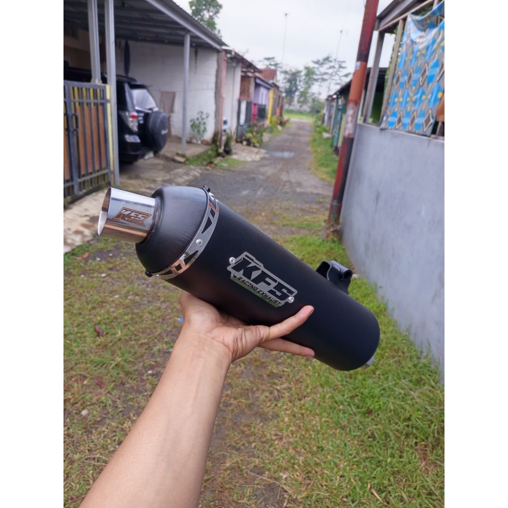 Knalpot standar rasing moncong KOU original KFS RASING EXHAUST Inlet 32vario beat mio aerox nmax dll