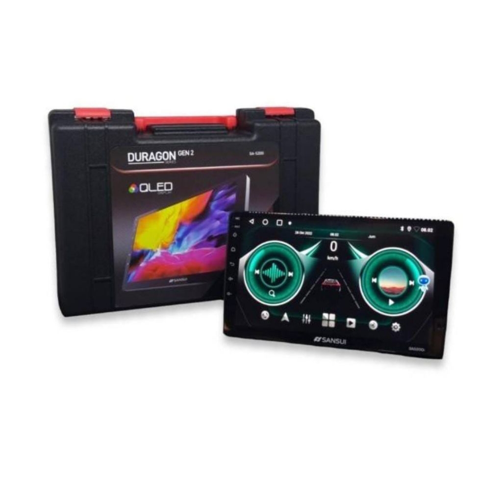 Head Unit Android Sansui Duragon G2 QLED 9 inch inch RAM6/128GB- head unit mobil