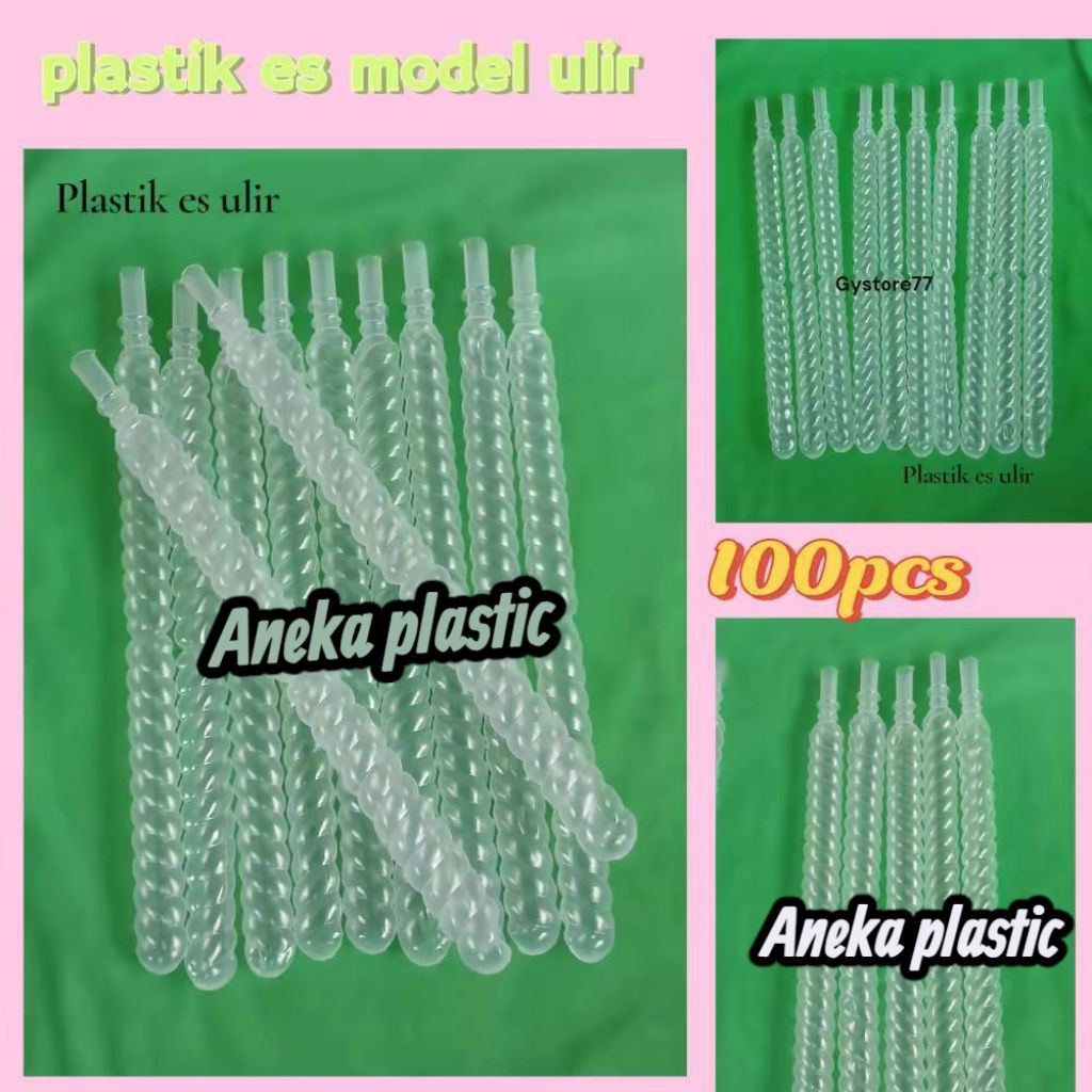 plastik es ulir wadah plastik es ulir 100pcs