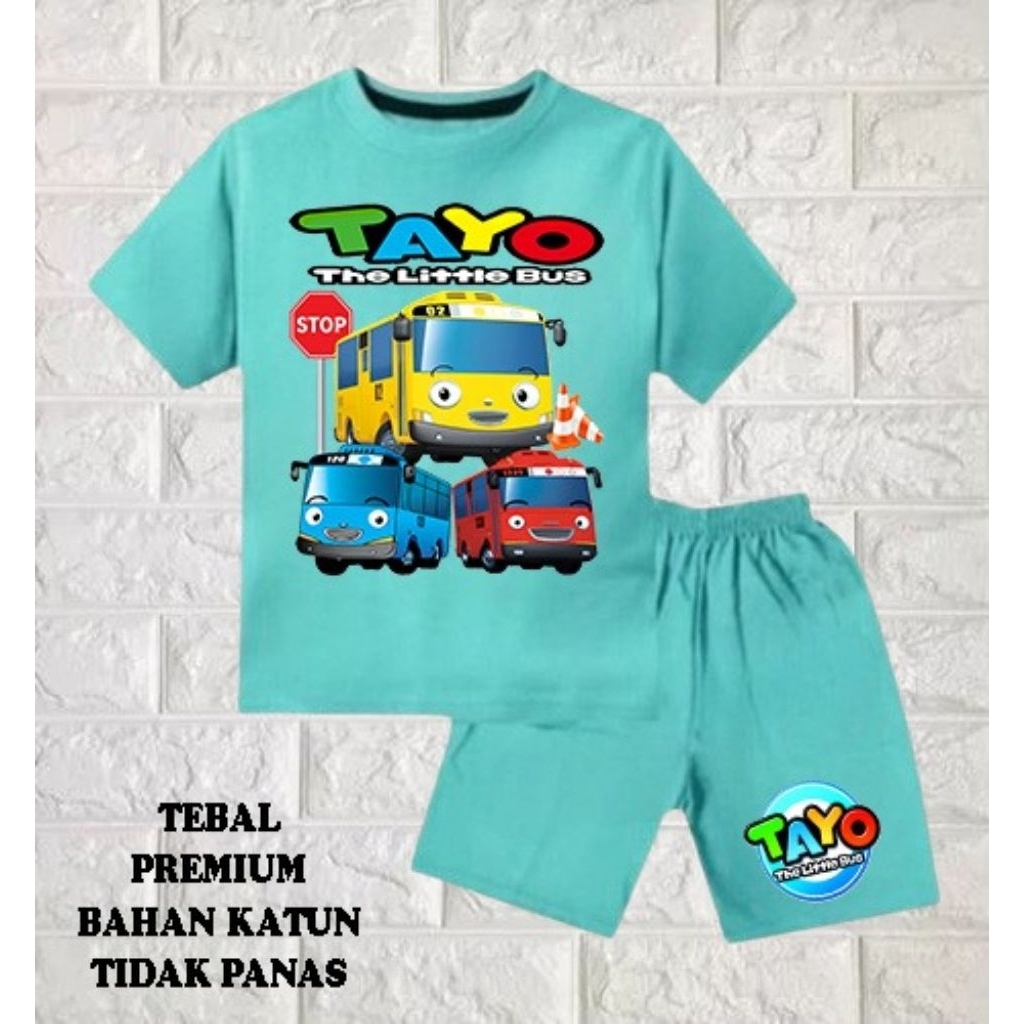 Setelan baju anak laki laki perempuan baju kaos setelan anak laki laki perempuan umur 6 bulan - 10 t