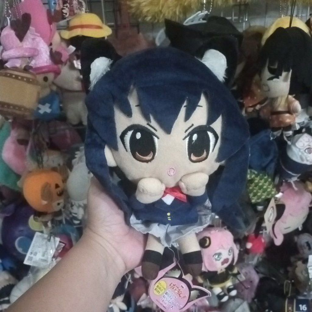 Official Plush K-ON AZUSA NAKANO Super DX Nekomimi / Boneka Azusa K-ON ORIGINAL