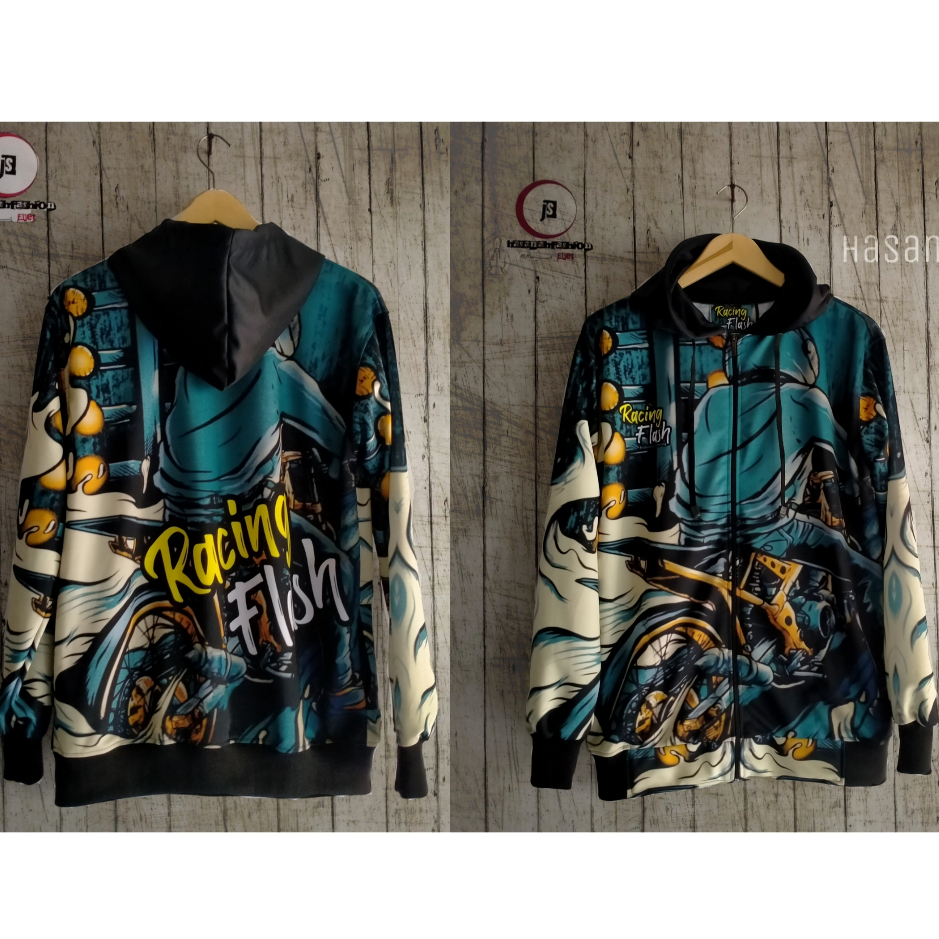 jaket racingflash/jaket racing/Jaket racing fullprintting M L XL XXL