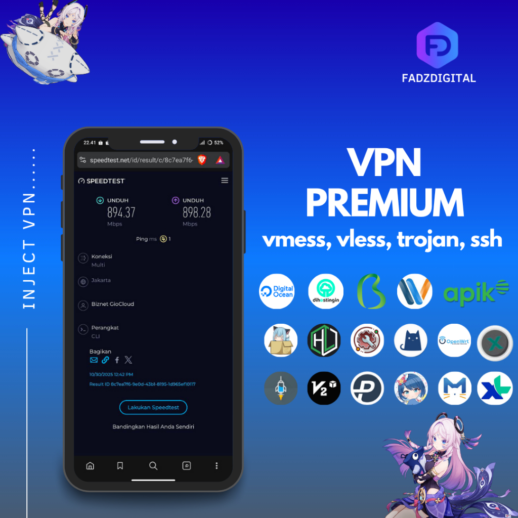 stb openwrt akun vpn premium vmess vless trojan