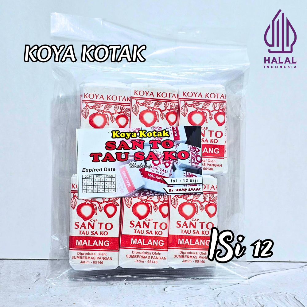 KUE KOYA SATRU KOTAK ISI 12 TAU SAKO HALAL CEMILAN TRADISIONAL