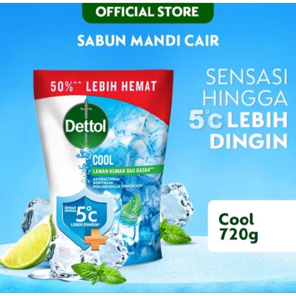 Dettol body wash refill 710ml