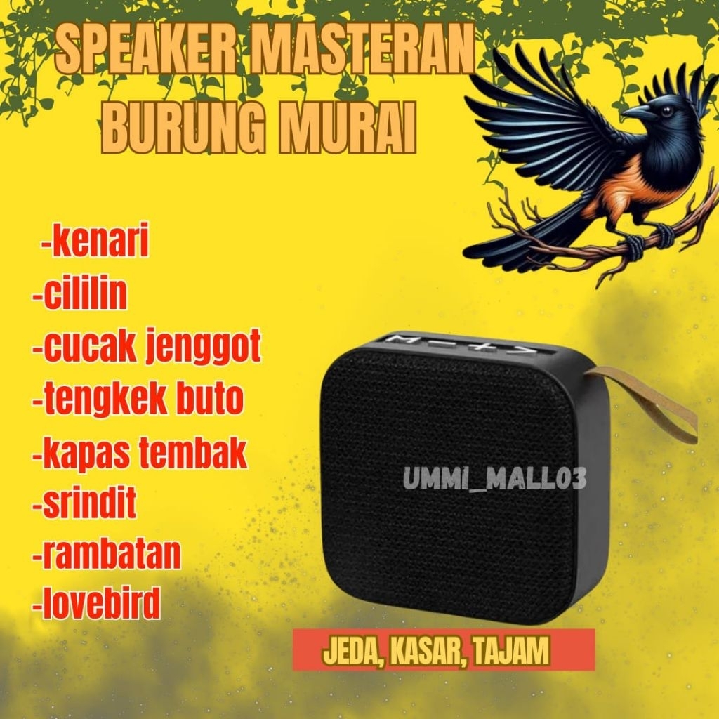 MP3 SPEAKER MASTERAN KHUSUS BURUNG MURAI