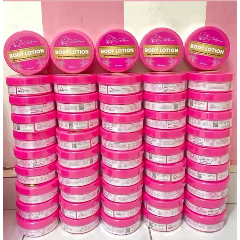 10 POT DS GLOW BODY LOTION / DS SUCI / DS GLOW /DOSTING