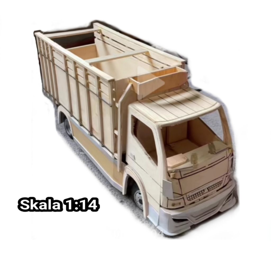 miniatur truk oleng mentahan
