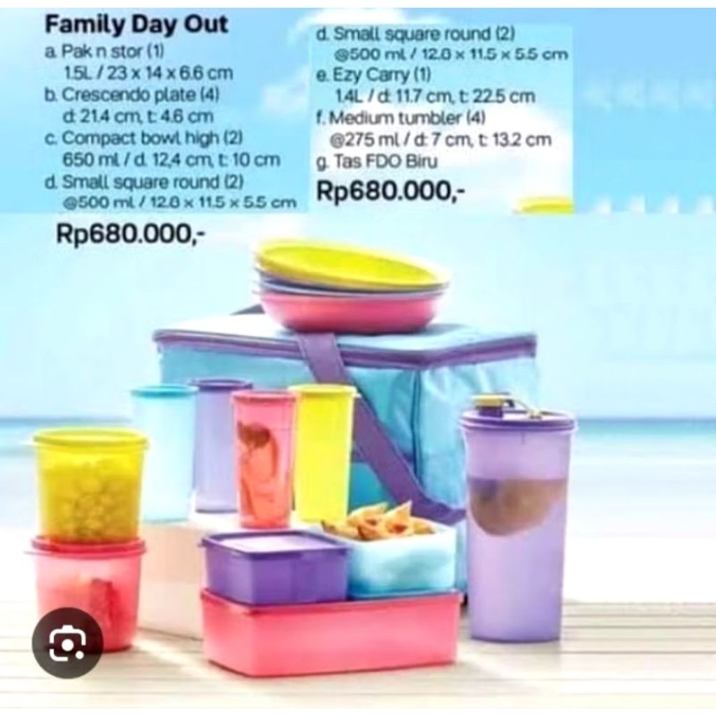 family Day Out Tupperware