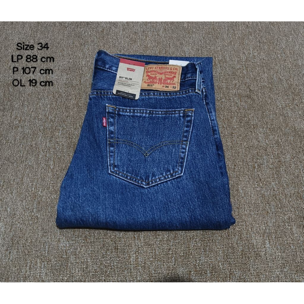 Jeans Pria Lev's 511 Slim New Original Fit ( 511-1309 )