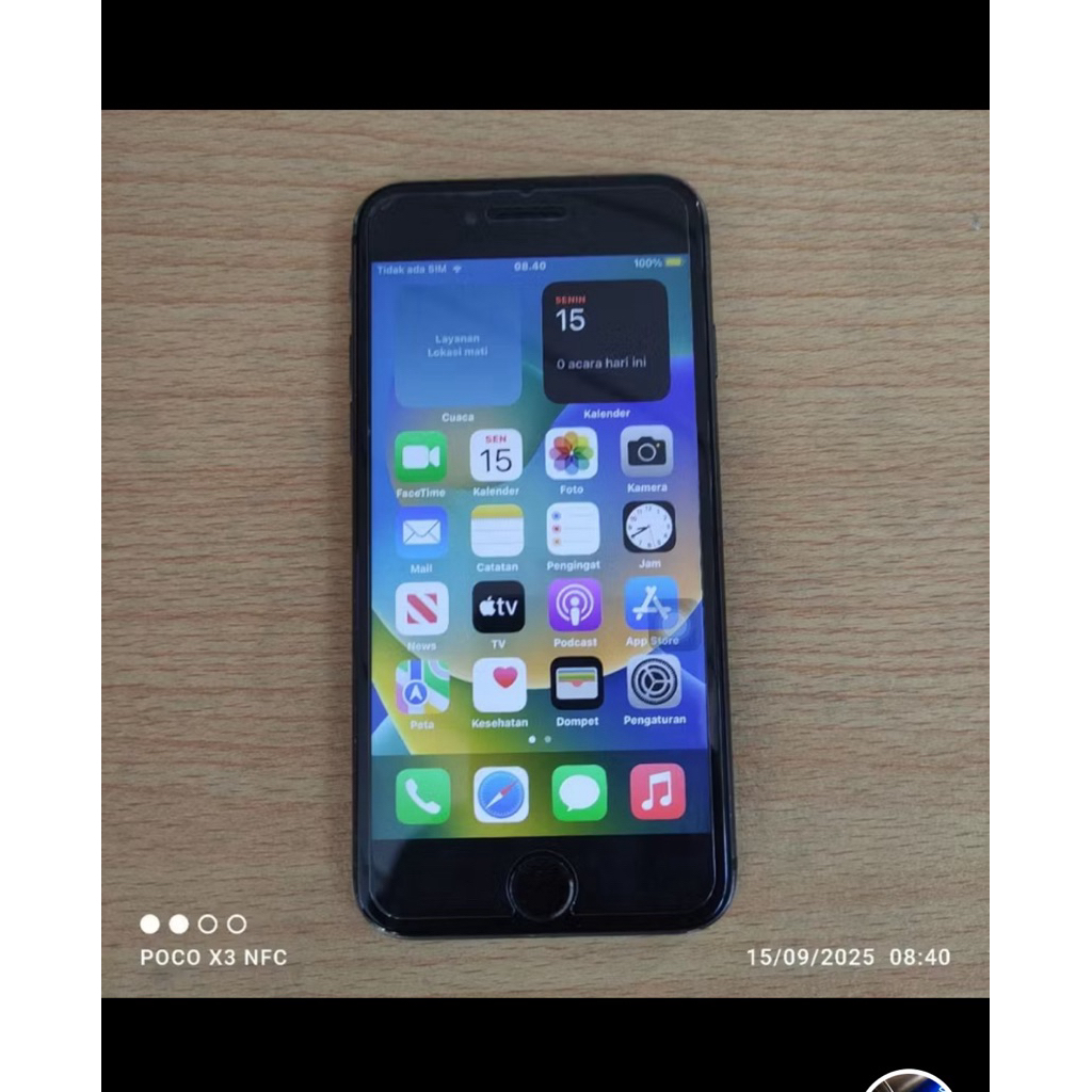 iphone 8 256 gb apple tanpa box dan normal