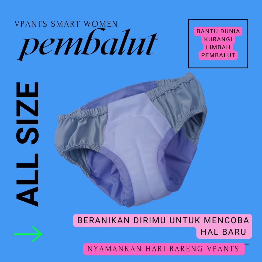 celana pembalut cuci ulang vpants s.L