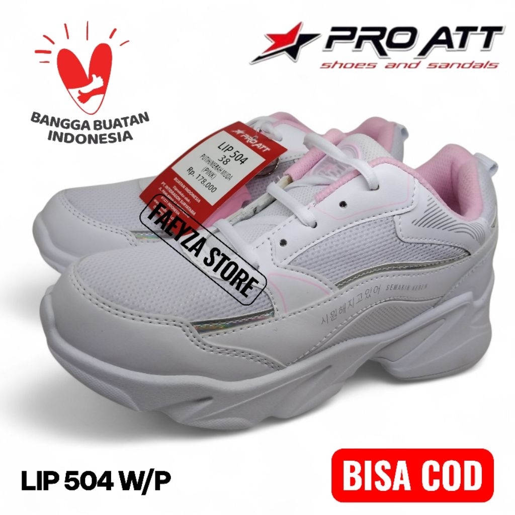 Sepatu Sneaker wanita putih Sepatu jogging wanita putih Sepatu sport wanita putih