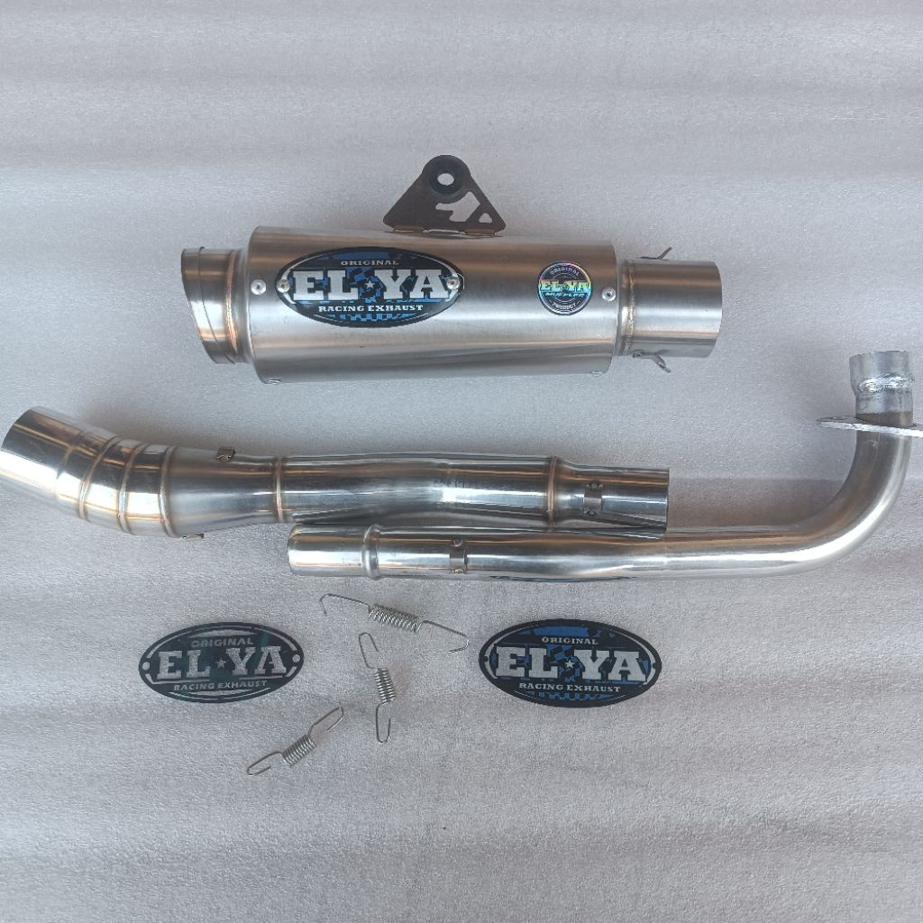 KNALPOT RACING ELYA ORIGINAL PROLINER LEHER NETRAL PNP KARISMA REVO BLADE SUPRA X JUPITER VEGA SHOGU