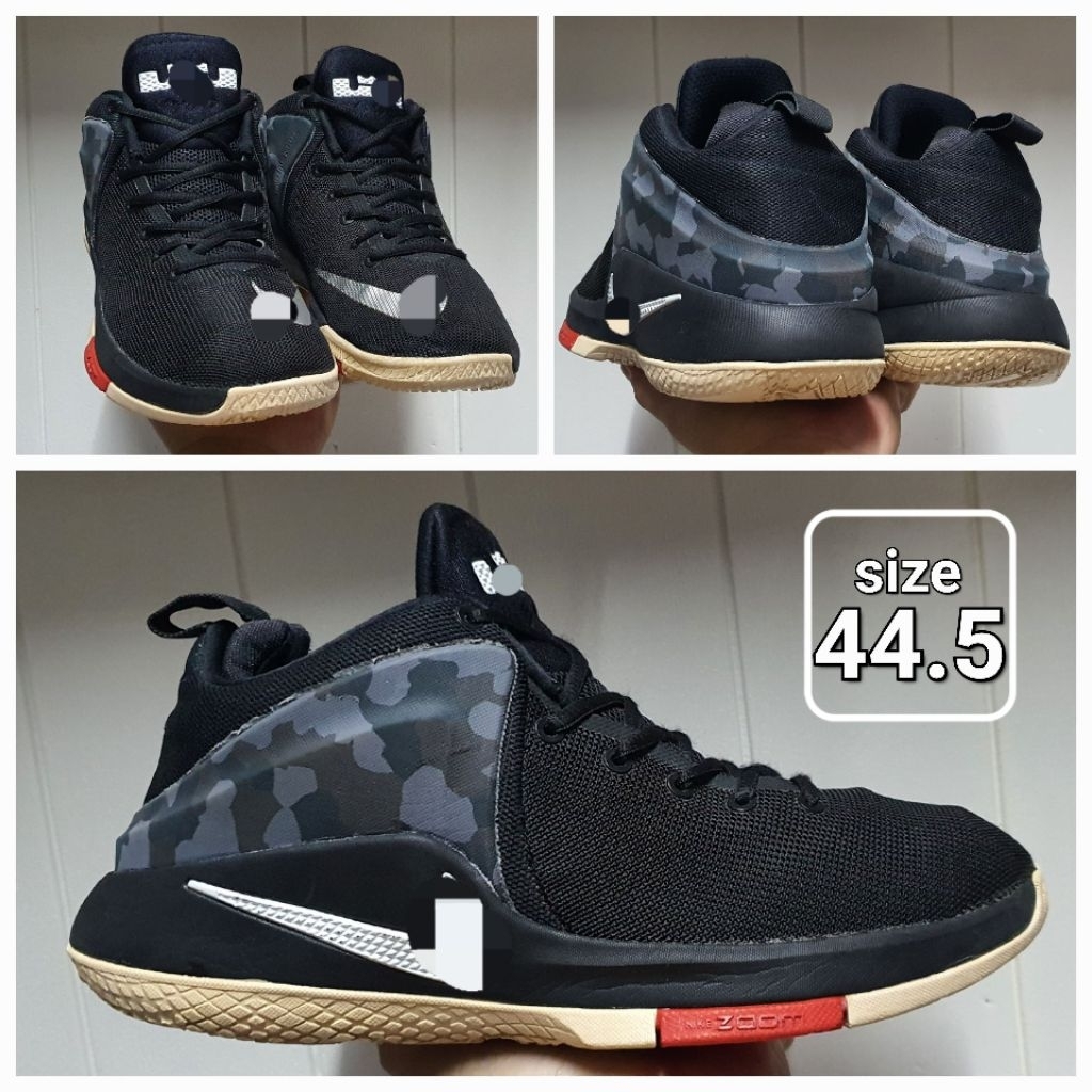 Sepatu Basket Witness Black size 44.5 Second ori shoes