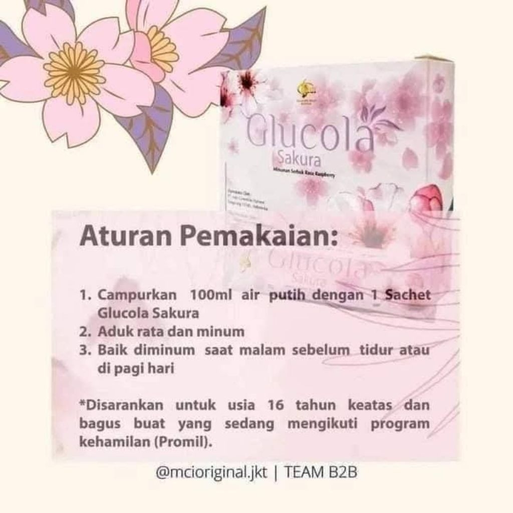 Glucola Sakura MCI Original