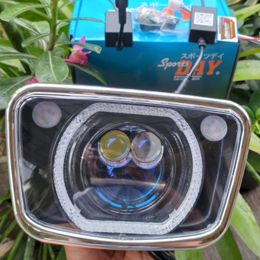 Lampu Biled Rx King Ori BMW Shroud Gen 2 Biled RGB Lampu Depan Oval Rx King Gl 100 Set Batok Hitam S