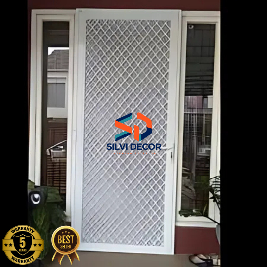 Pintu Expanda Anti Nyamuk Aluminium Minimalis