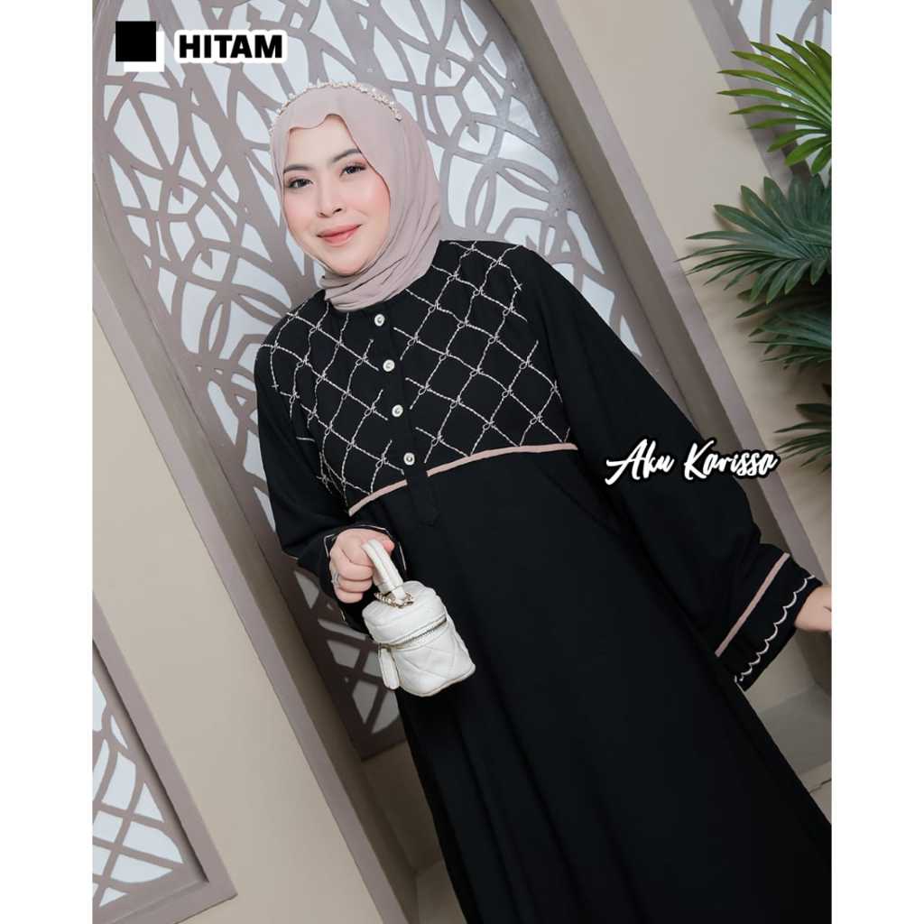 GAMIS BORDIR ALMAIRA ADIVA NABILA MIREYA MARCELLA AKU KARISSA DRESS SABRINA MODEL TERBARU