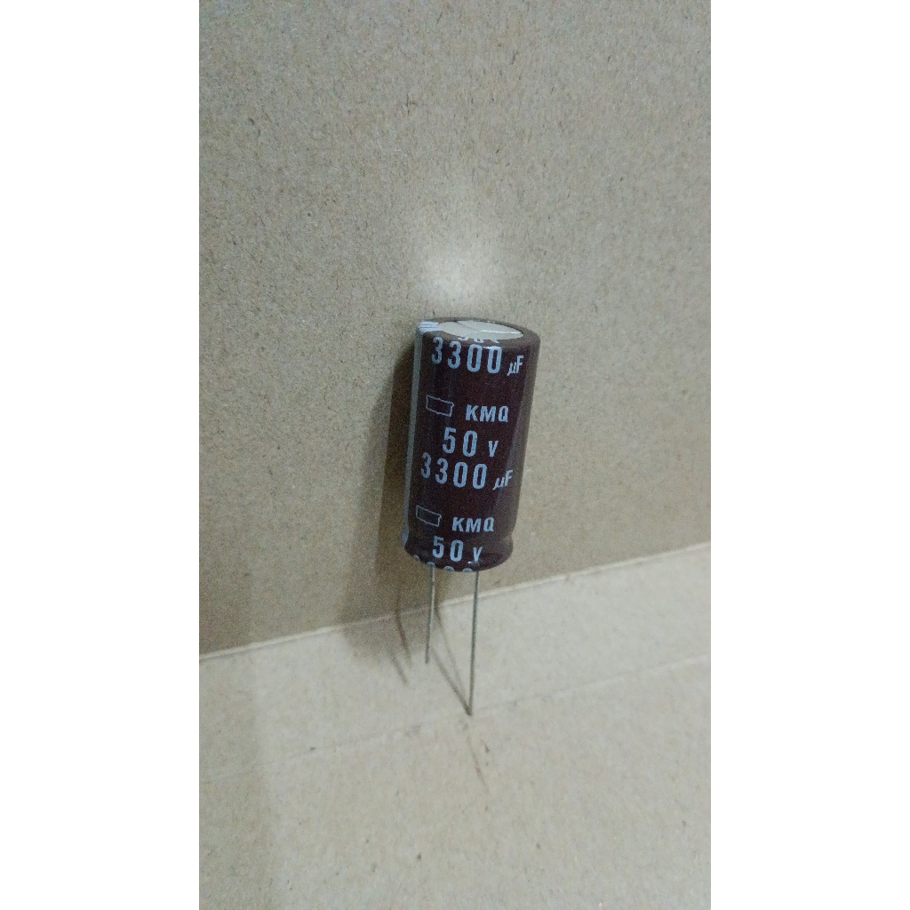 6747 kapasitor elco 3.300mf 3.300 mf 25v 25volt 25 volt nippon chemicon