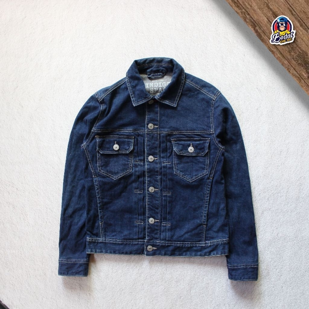 Jaket Jeans Trucker Indigo Spao type 2/lipat