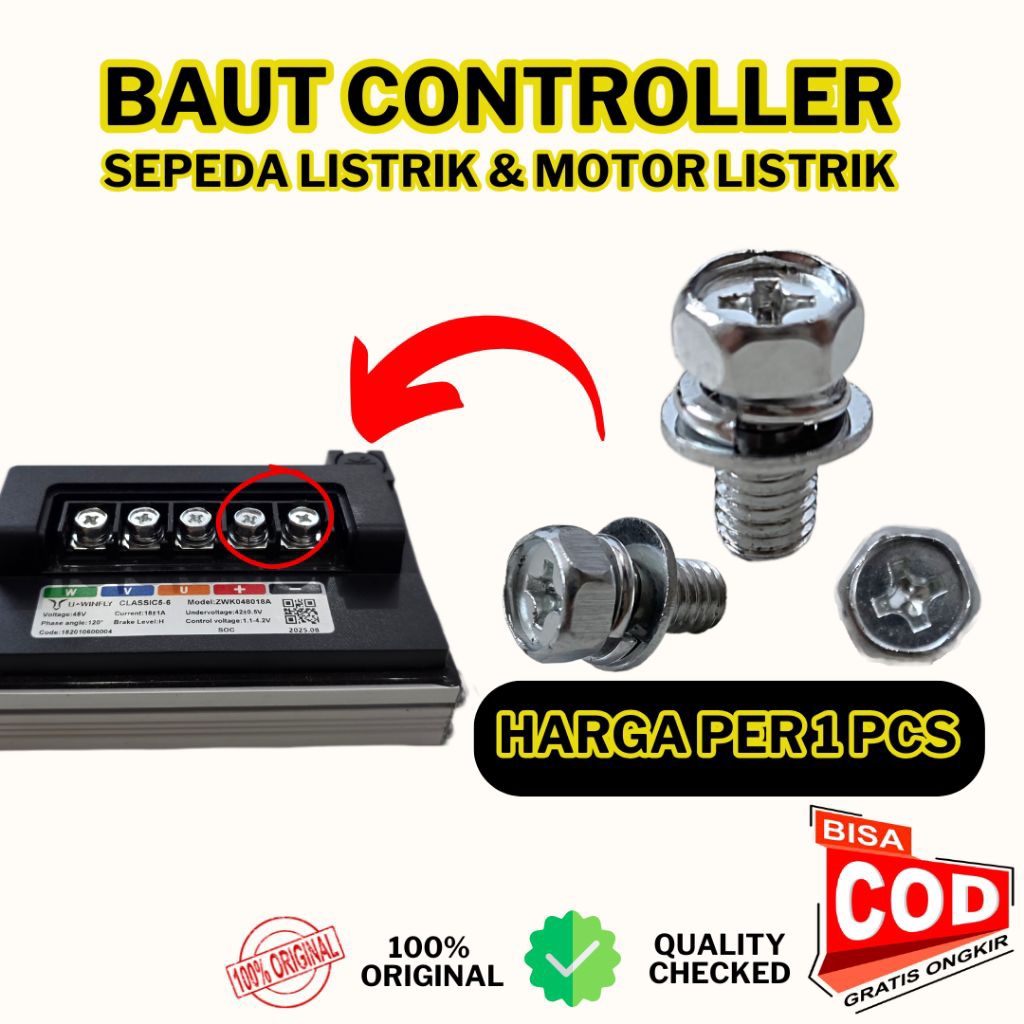 Baut Controller Sepeda Listrik Motor Listrik Universal
