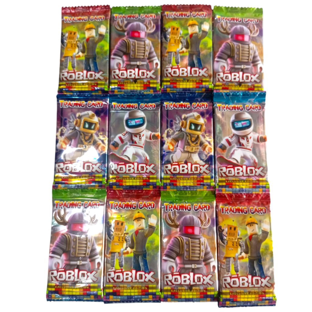12 Sachet Kartu Foil Card Roblox Tranding Card Game