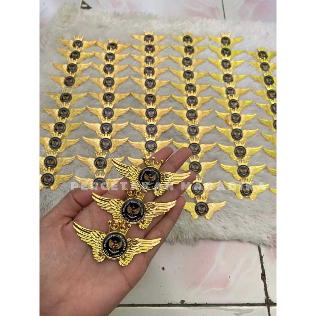 Pin Osis custom/Lencana custom/Pin wing garuda ( osis.logo custom dll )