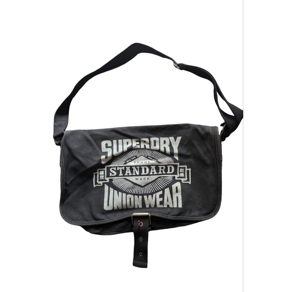 Sling Bag Superdry Black Canvas