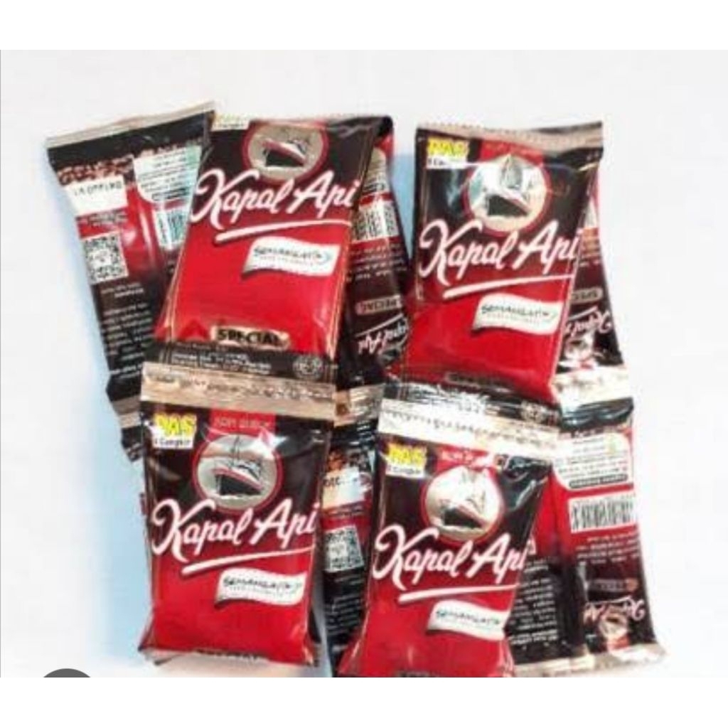 Kopi Bubuk Kapal Api mini tanpa gula renteng