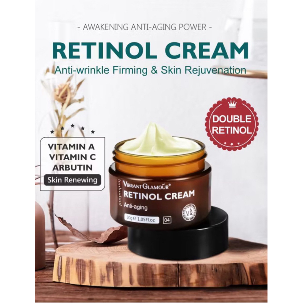 RETINOL CREAM ANTI AGING - VIBRANT GLAMOUR BPOM