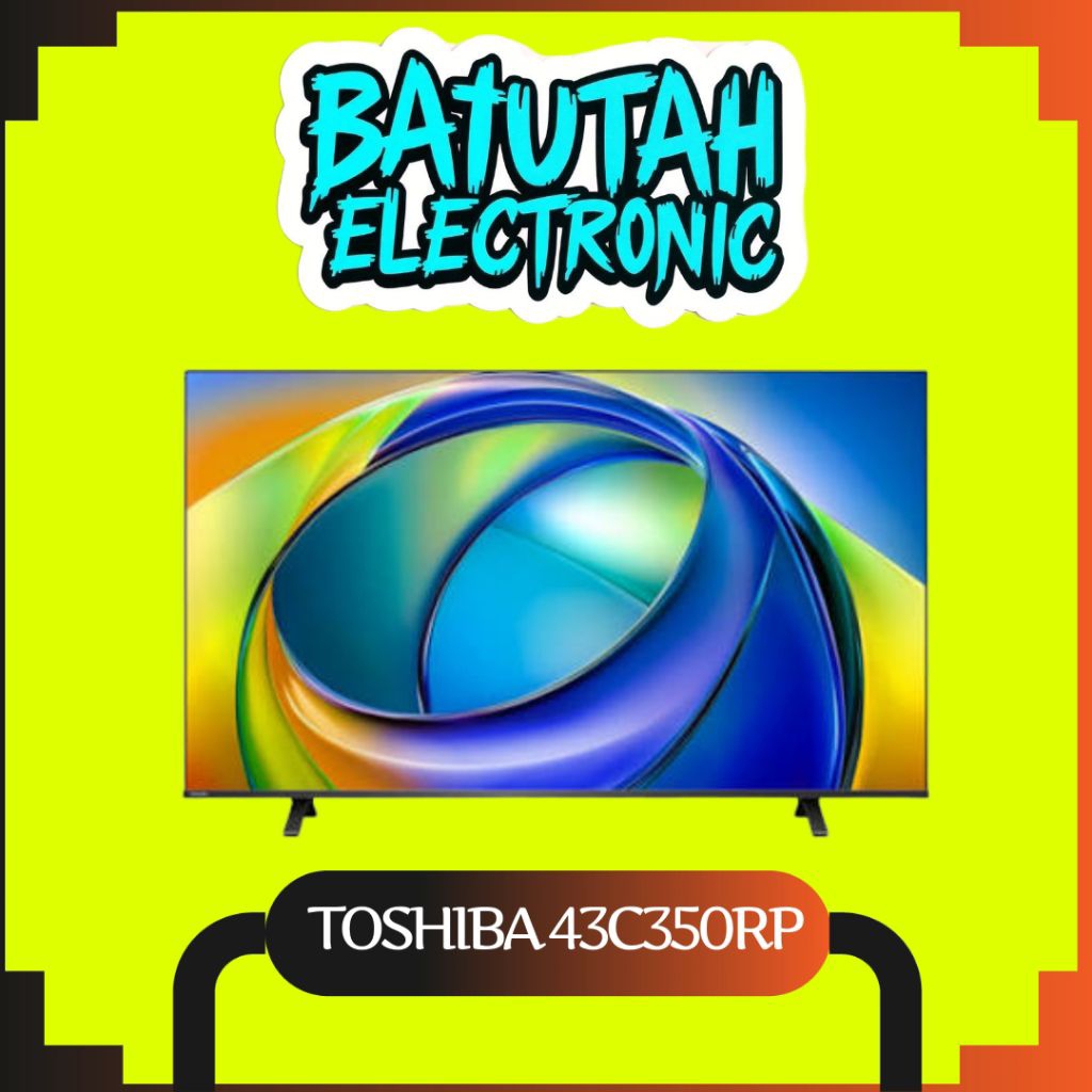 TOSHIBA 43C350RP/43C350 4K SMART TV VIDAA 2025 Series 43 inch