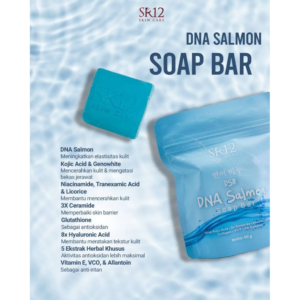 DNA Salmon Bar Soap SR12/Sabun DNA Salmon