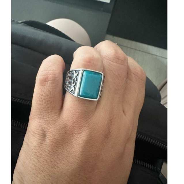 batu bacan biru cutting tembus plong