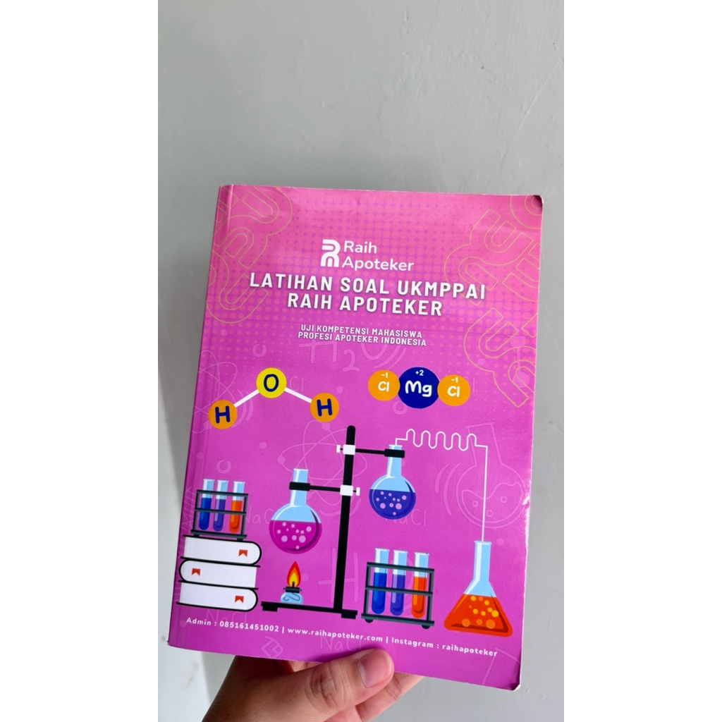 (BACA DESKRIPSI) PRELOVED BUKU LATIHAN SOAL RAIH APOTEKER MEI 2025