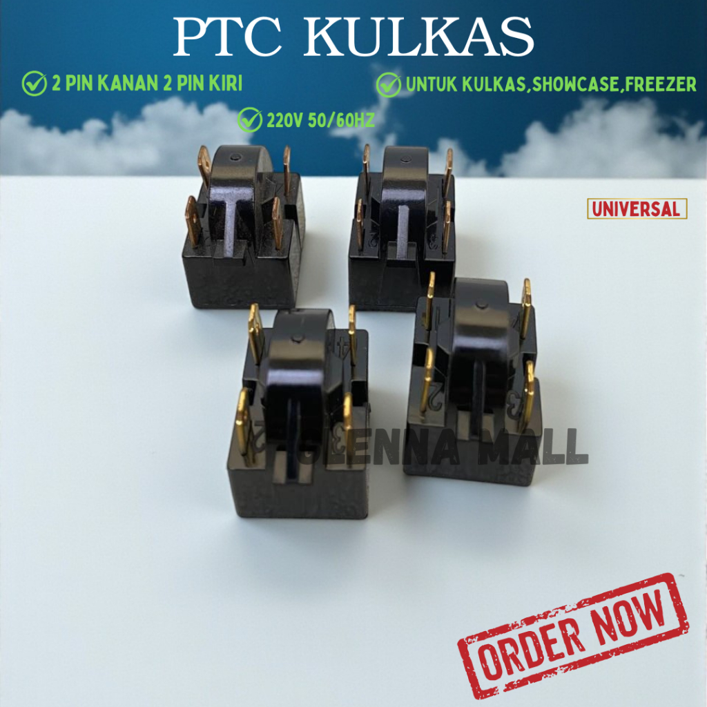 PTC | PTC RILEY | RILAY PTC | RILEY KOMRILAY PTC KULKAS | RILAY KULKAS | SPARARE KULKAS