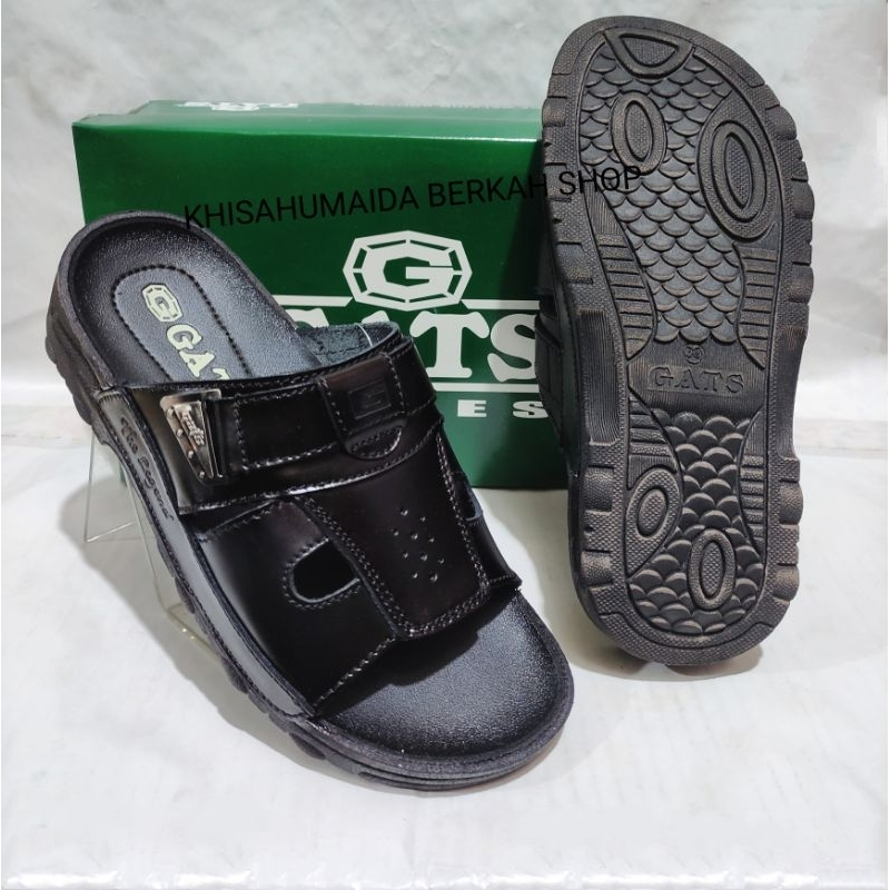 Sandal Pria Gats MA503 Leather Original 100% - Sandal Kulit Pria Anti Slip Terbaru 2025