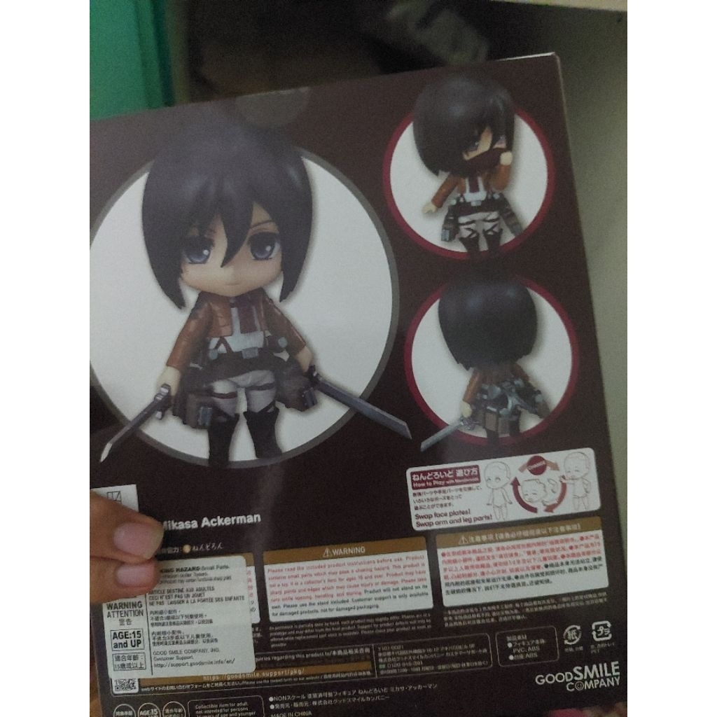 nendoroid mikasa aot (misb)