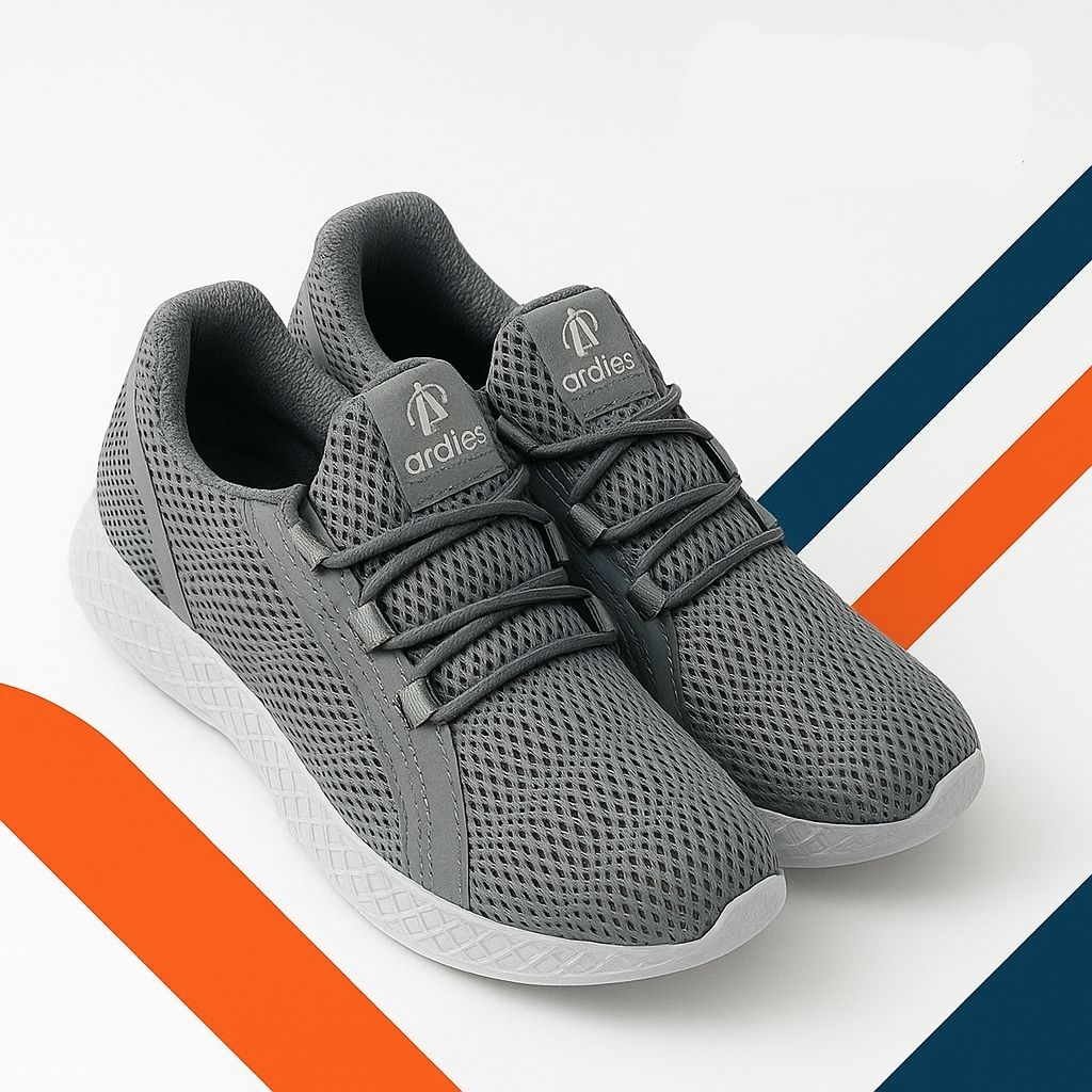 SEPATU ARDILES ORI TALI SLIP ON PEREMPUAN ANAK LAKI LAKI ABU ABU BIRU RINGAN AFFOGATO PRIA WANITA