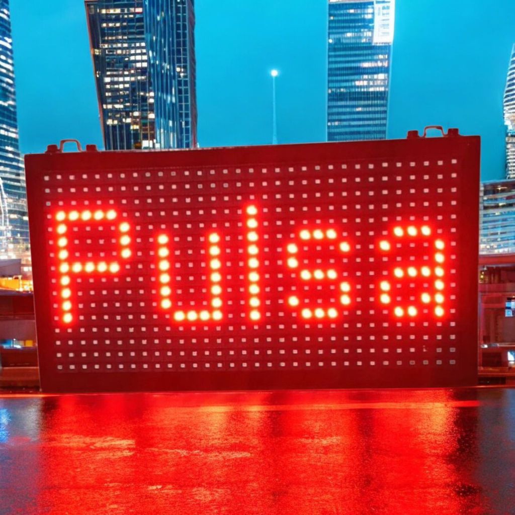 led Runing text tulisan berjalan 35x20 cm istimewa