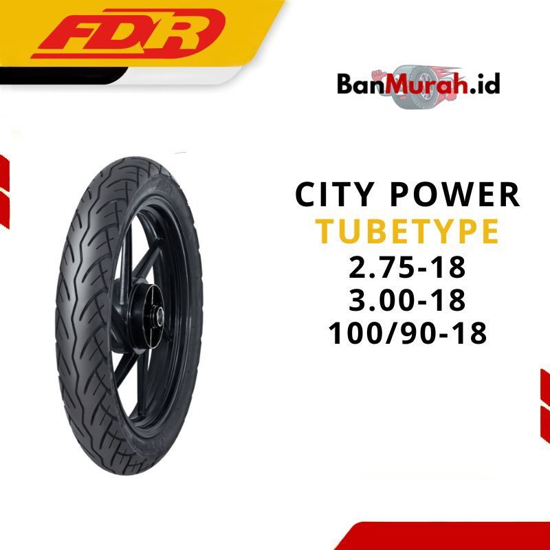 Ban Motor FDR City Power 275 300 100/90 (TUBETYPE) Ring 18
