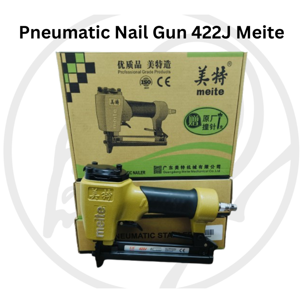 Meite Pneumatic Nail Gun 422J Alat Tembak Paku Staples Angin 422J Meite Air Nailer Gun Meite 422J